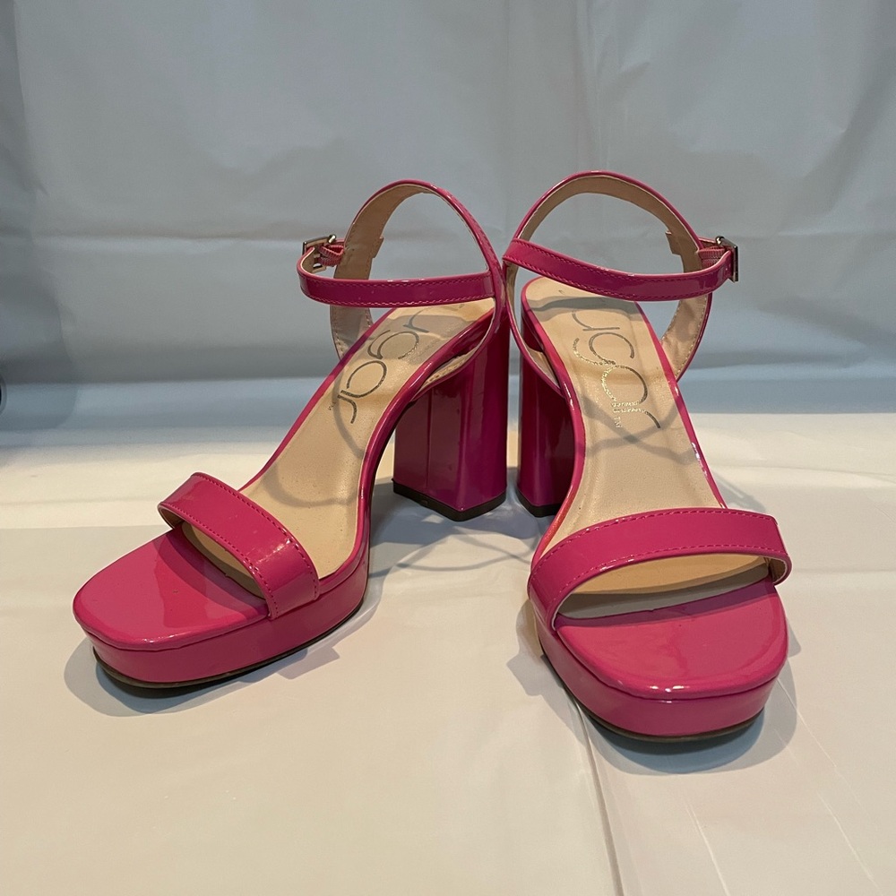 Sugar Hot Pink Platform Heels